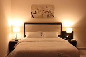 الضوء الخافت للشقق المخدومه