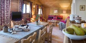 Three-Bedroom Apartment (8 Adults) with Spa Access room in CGH Résidences & Spas Les Granges Du Soleil