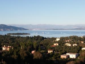 Panoramic View Of Corfu Island Corfu Greece