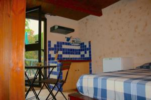 Studio mit Gartenblick