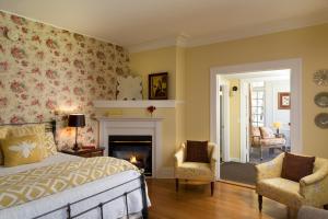 Room 11 - Deluxe King Room with Porch  room in Four Chimneys Inn