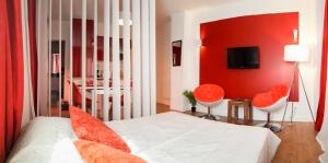 Appartements Studio rouge Ramblas Centre Toulouse : photos des chambres