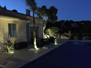 Maisons de vacances new! Villa vue mer panoramique proche plages Saint-Tropez calme parking facile piscine privee individuelle : photos des chambres