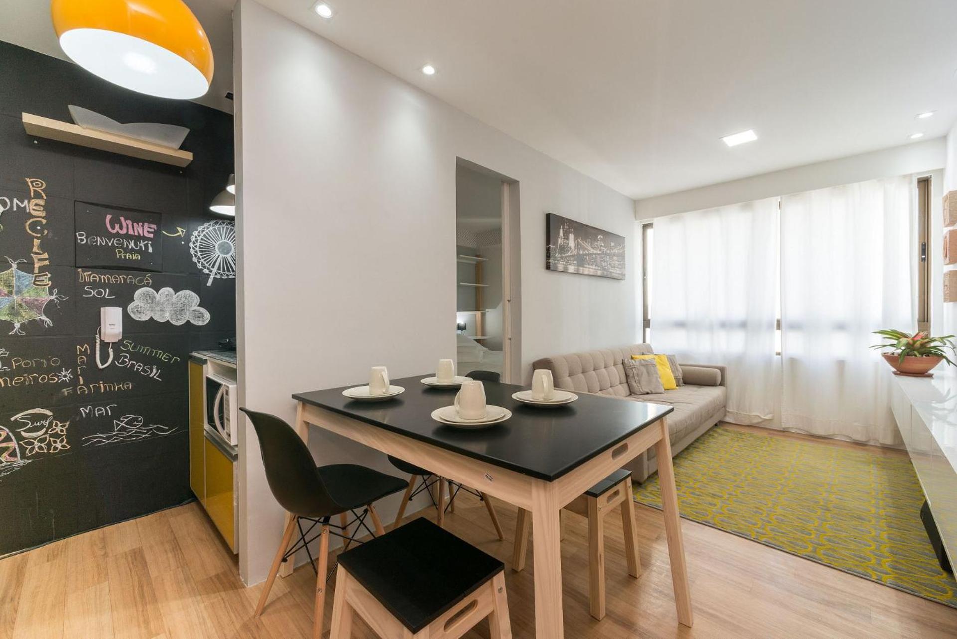 Excelente flat em Setúbal Boa Viagem até 3 pessoas cercado por restaurantes e supermercados PM802 Images