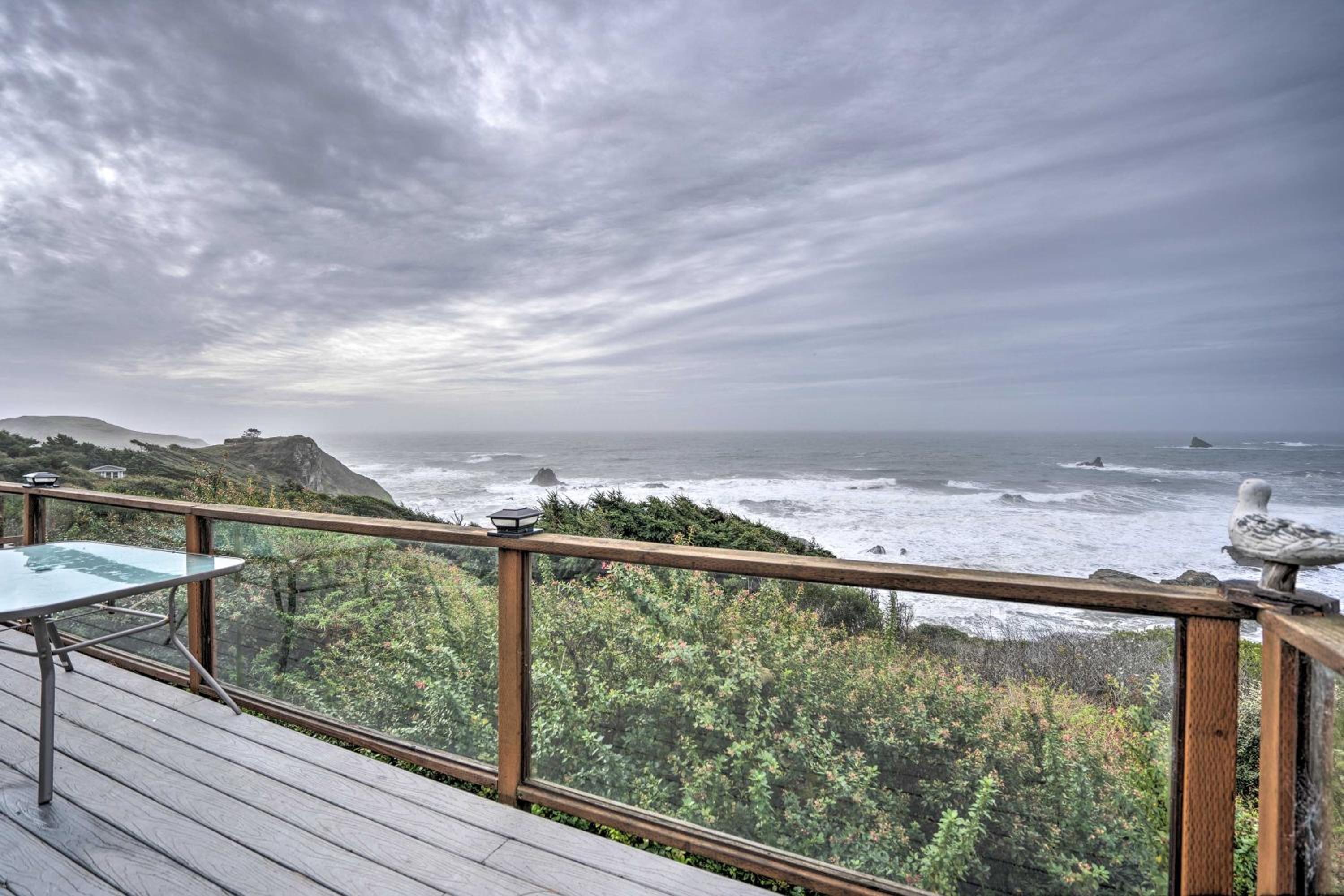 Serenity By The Sea - Chic Oceanfront Home with Deck Images
