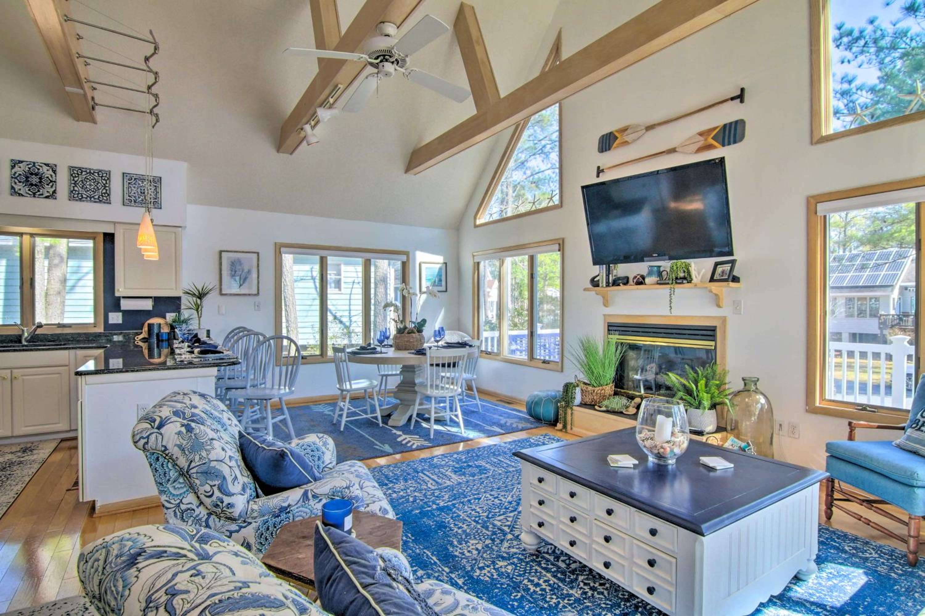 Nautical and Lux Retreat about 2 Mi to Bethany Beach! Images