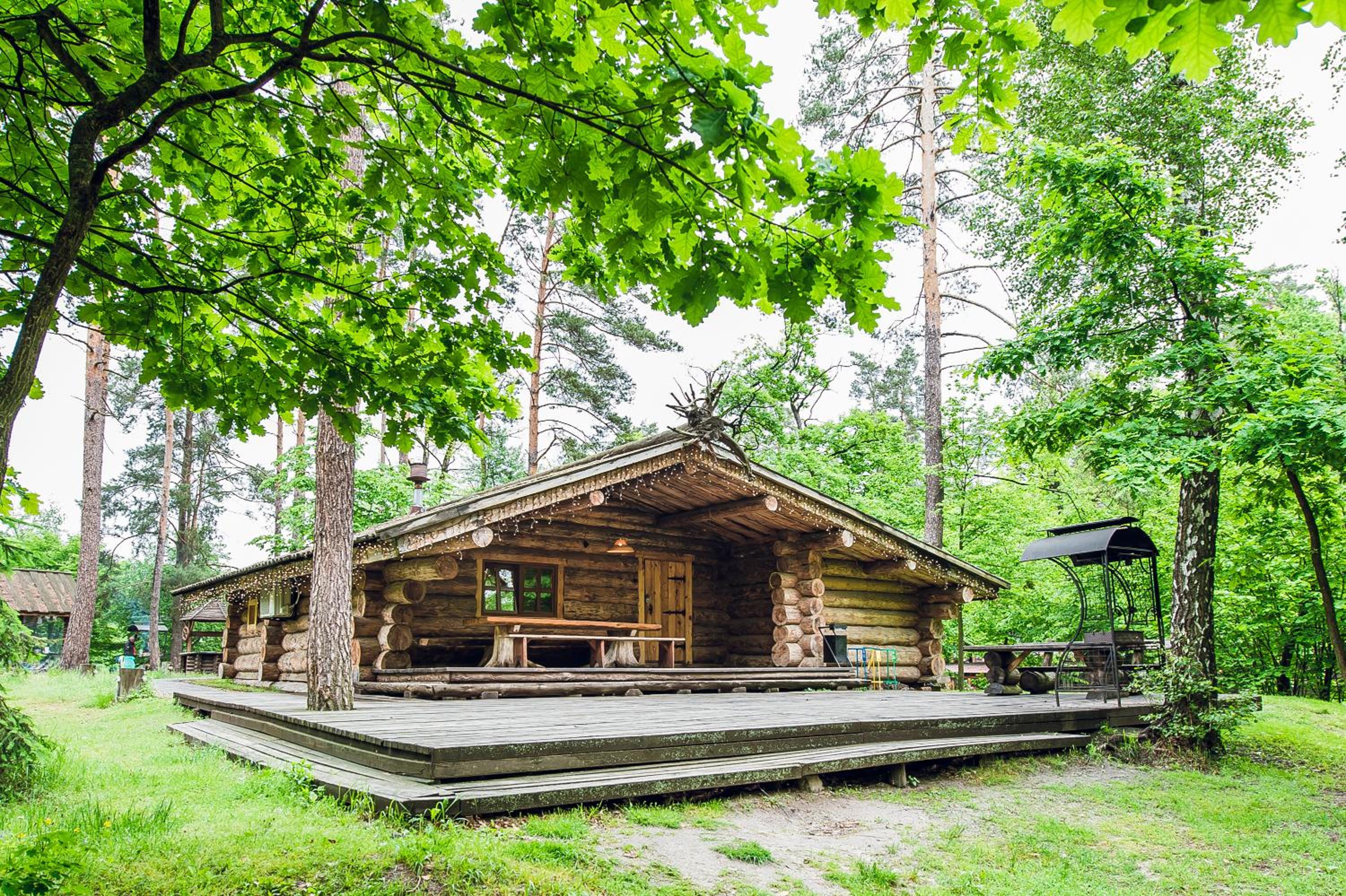 Forest hut Stariy Prud Images