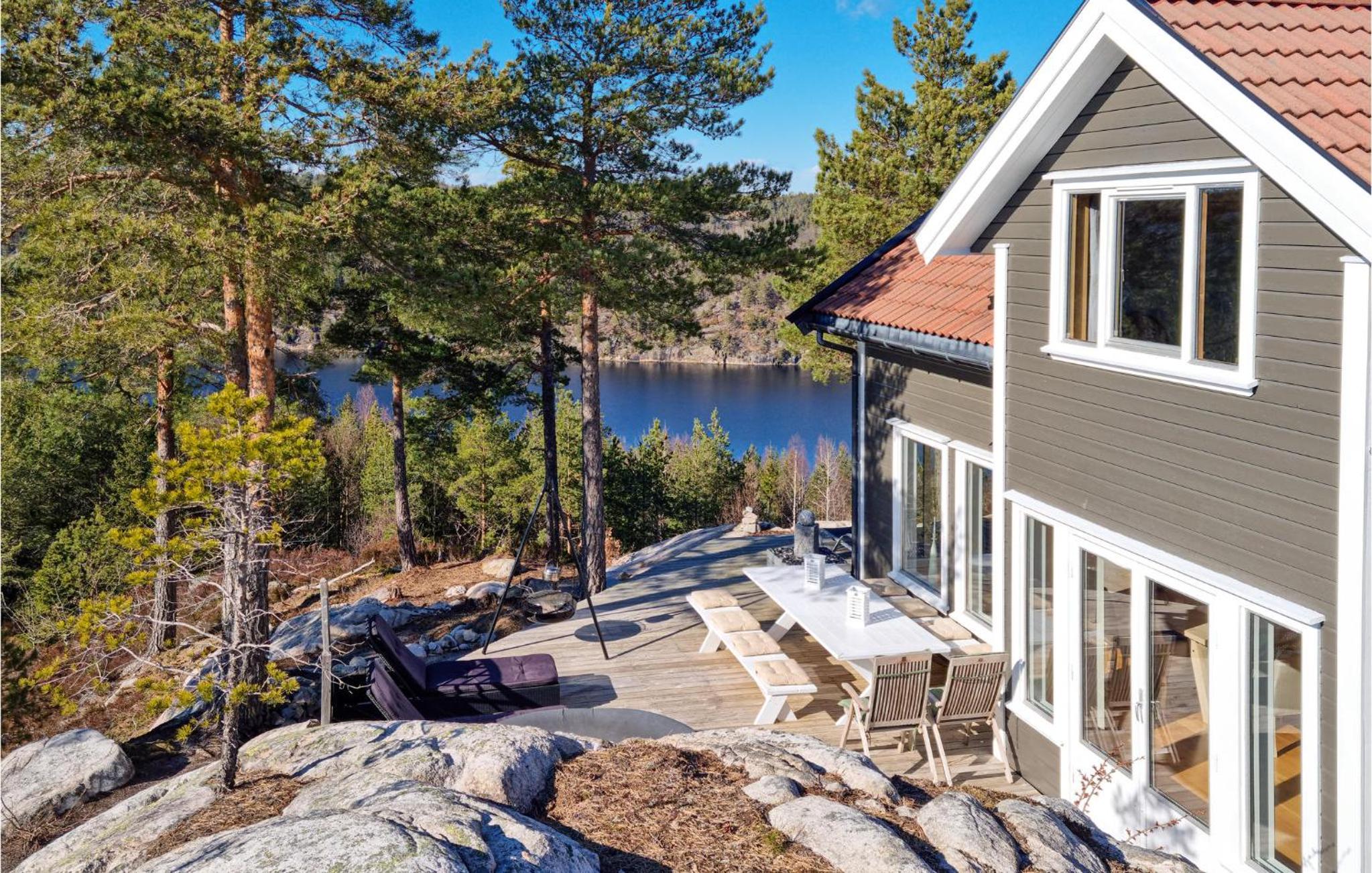 Awesome Home In Risør With House Sea View Images