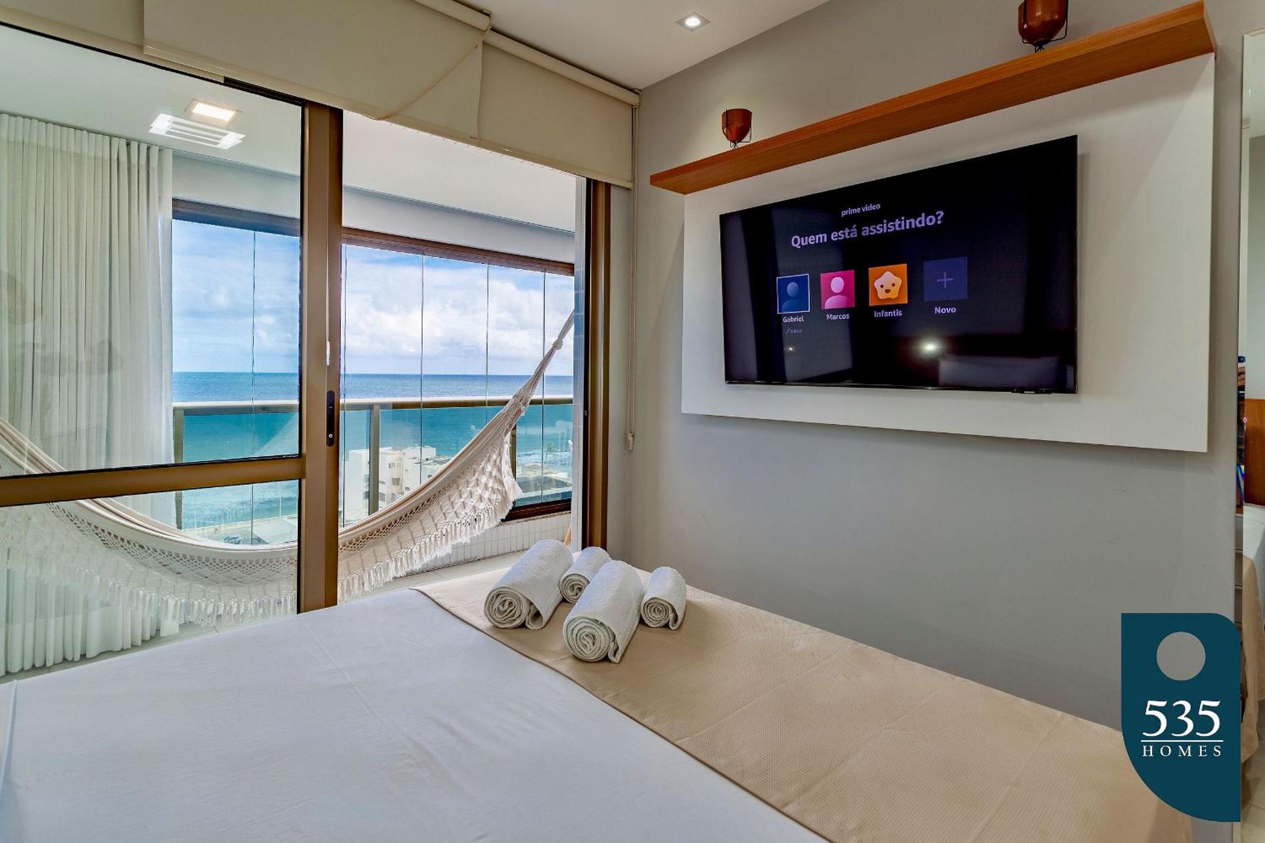 Vista Mar Barra Lindo Apartamento Wifi 300 Mbps Images
