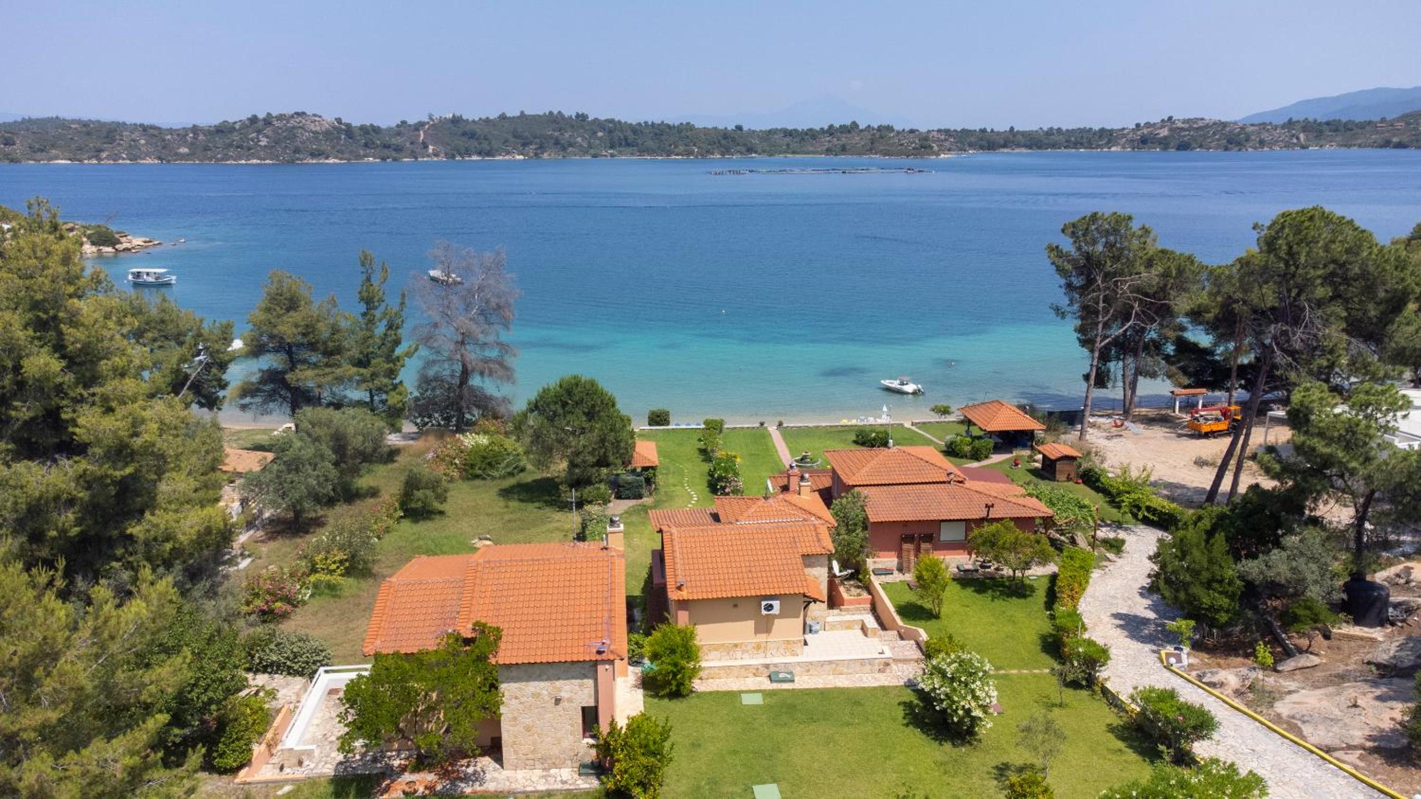Villa Egeo - Beachfront Paradise, Private Beach, Starlink, BBQ Images