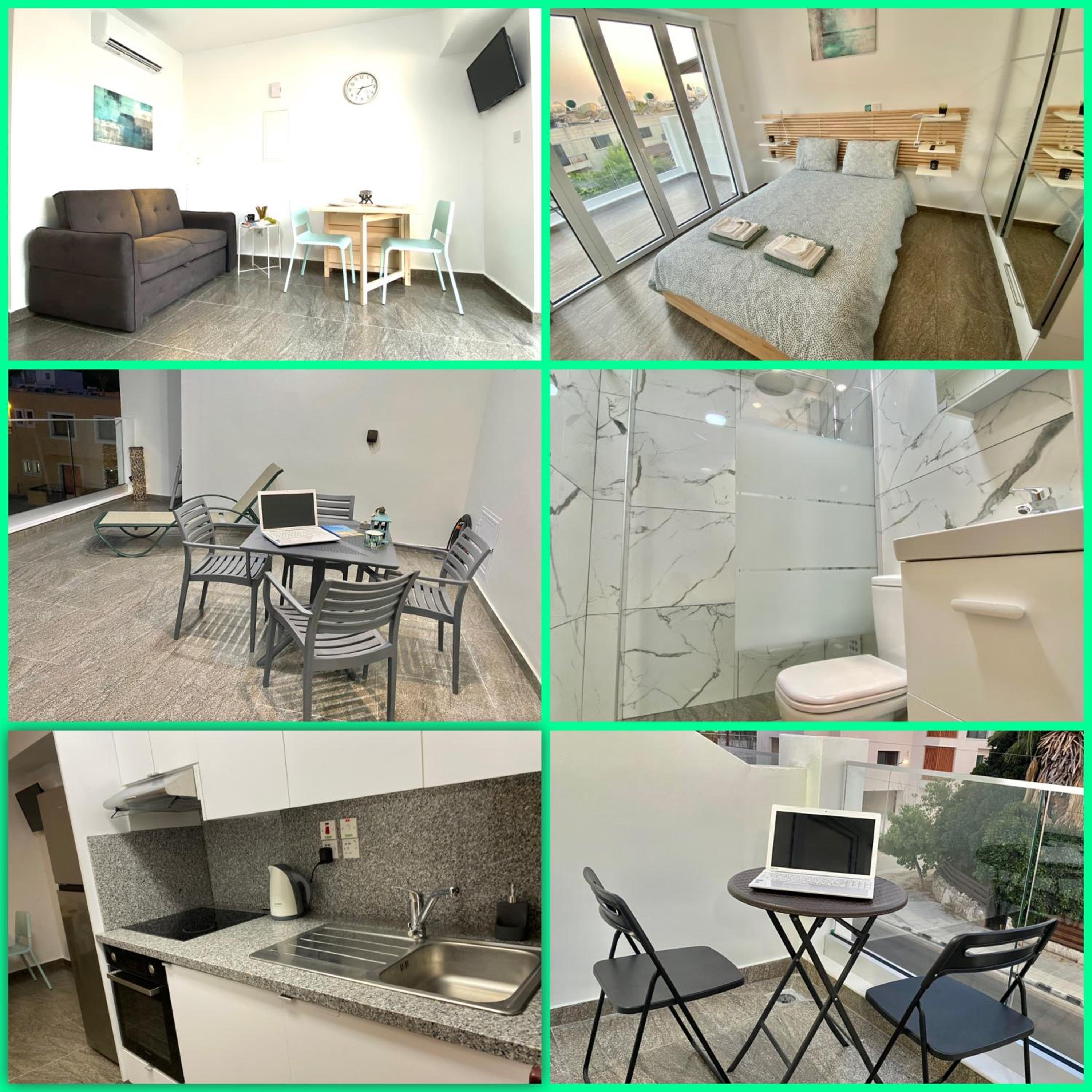 Ev Zin - Modern, cozy, 1 bed, pool, 2 balconies, A105 Images