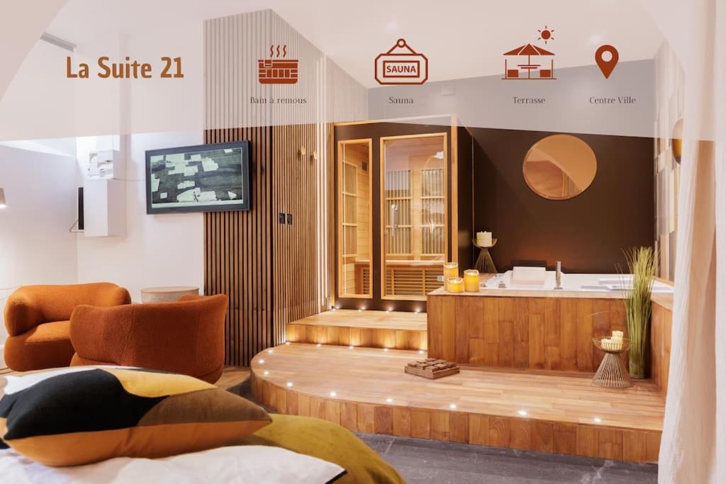 La suite du 21 - jacuzzi - sauna - centre ville Images