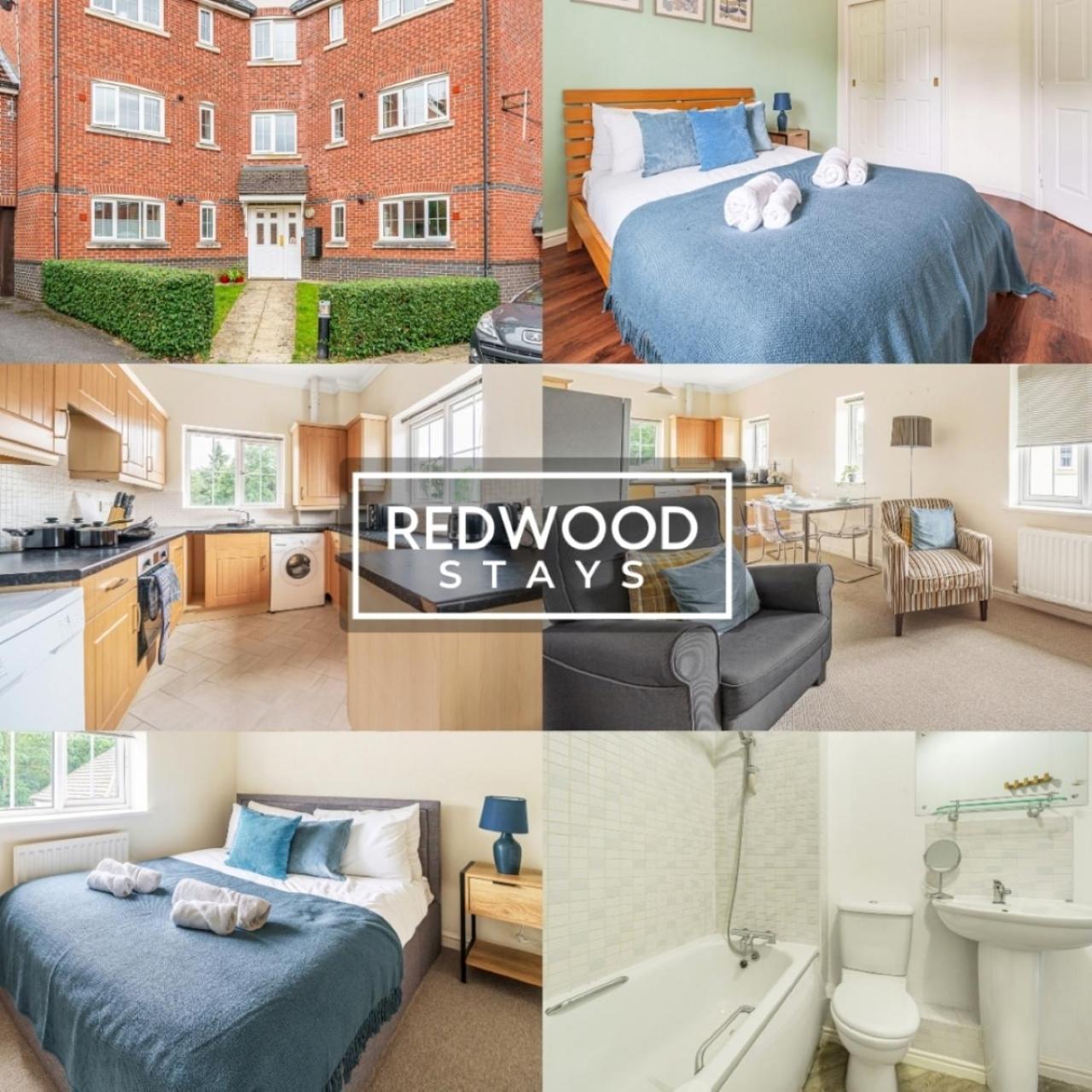 2 Bedroom Apartment, Business & Contractors, FREE Parking & Netflix By REDWOOD STAYS Images