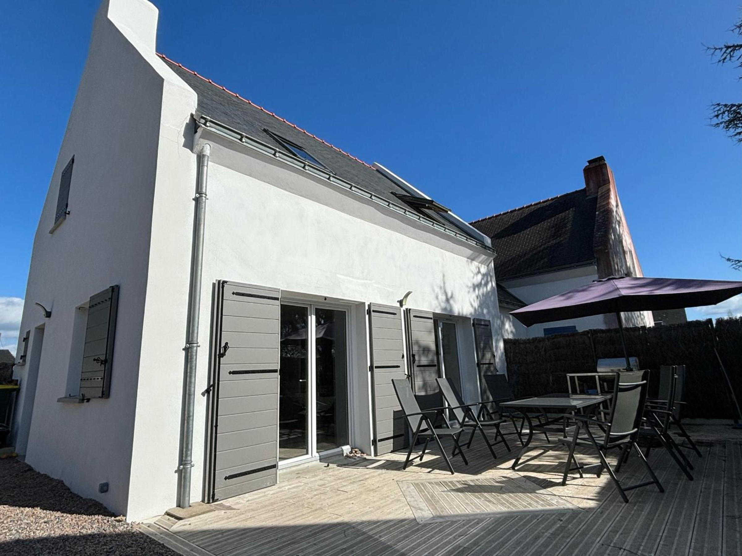 Maison récente à 200 m de la plage avec jardin clos, terrasse, vélos et wifi à Mesquer - FR-1-306-1265 Images