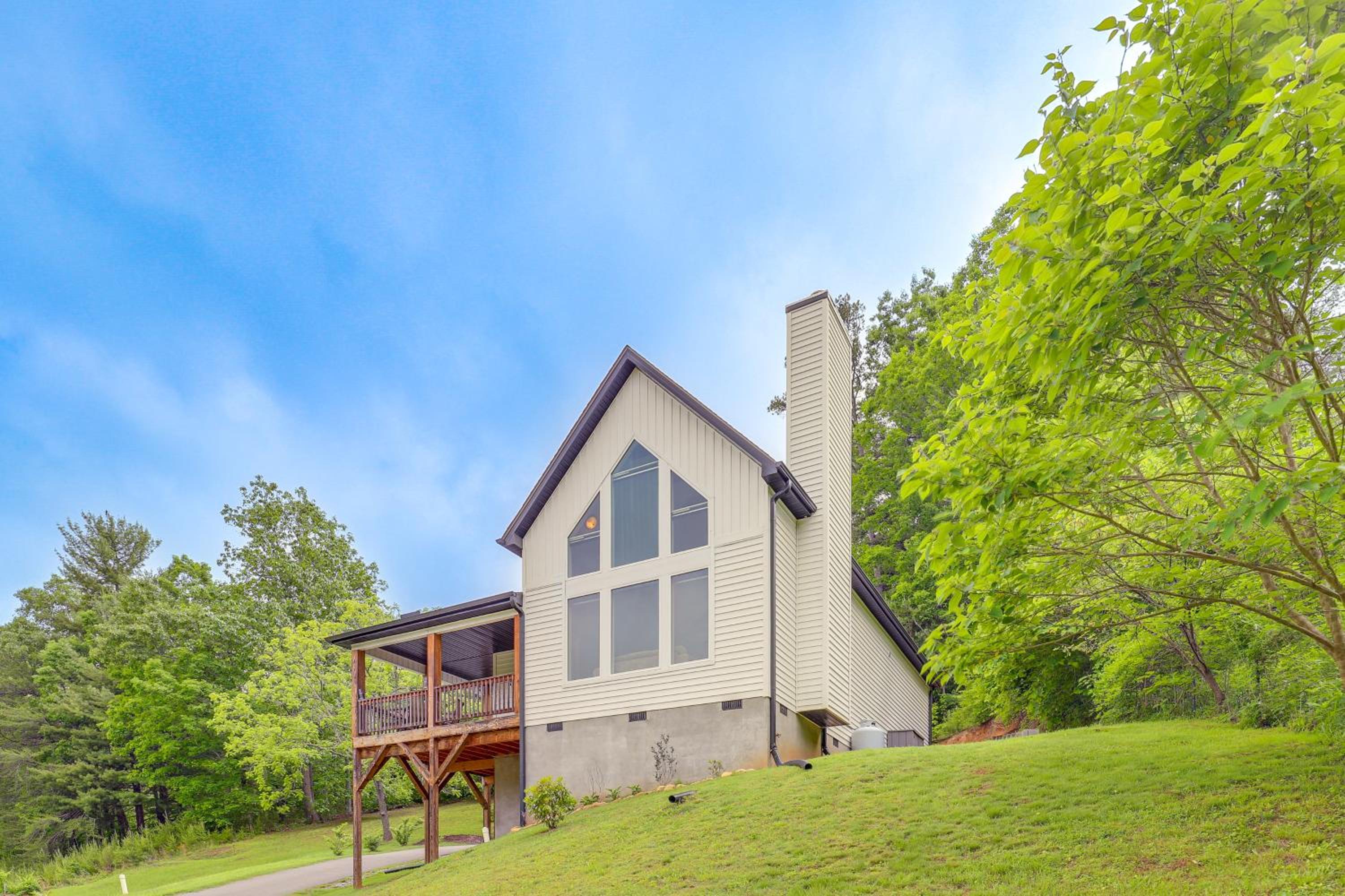 Family Home with Views about 5 Mi to Downtown Asheville! Images