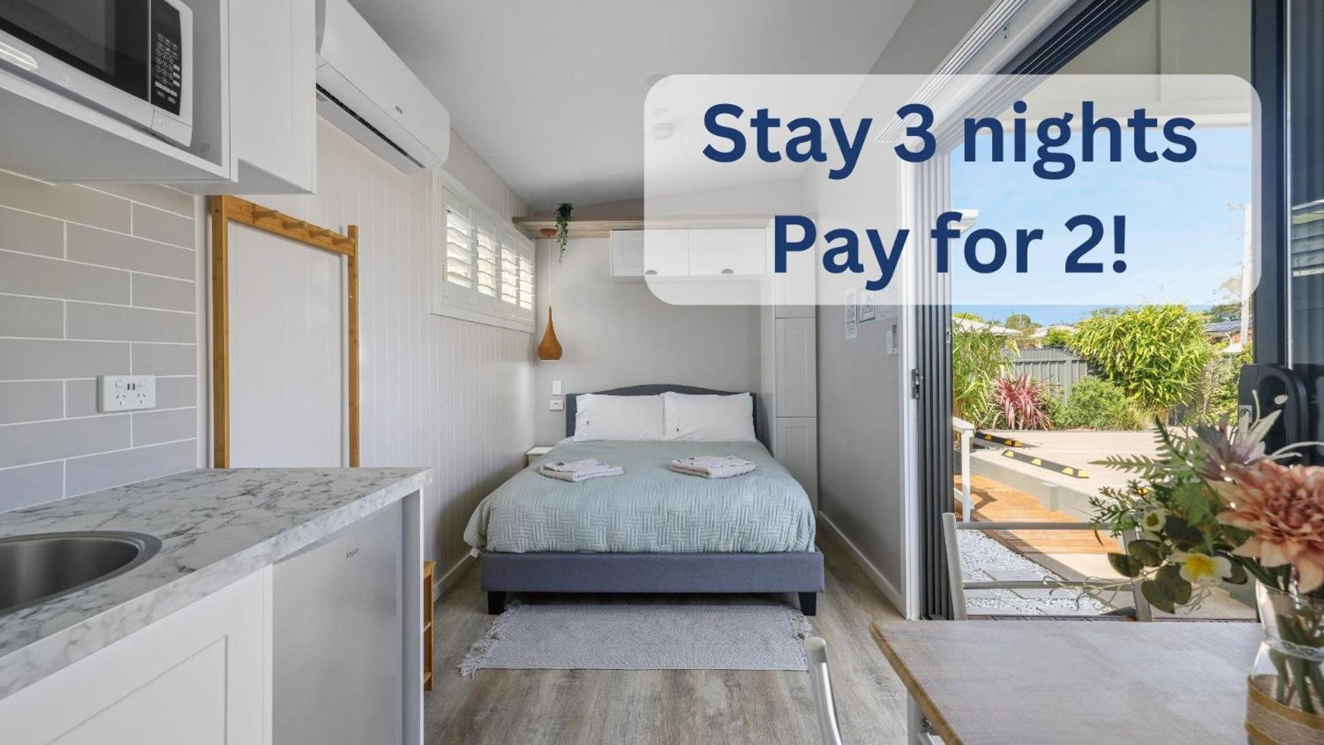 Tiny House Stayz Stay for 3 Pay for 2! - House 5 Images