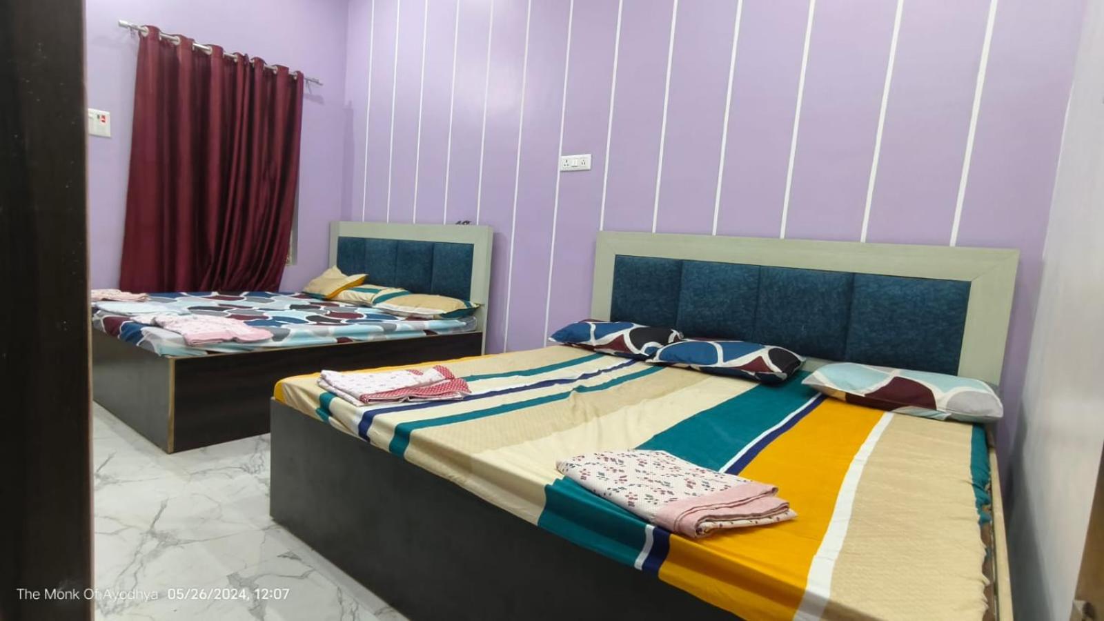 Shree Ayodhya Dham Guest house 300 meter from Sri Ram temple and Hanuman Garhi temple free pick up from Ayodhya Dham junction , Ayodhya cantt railway station and airport Land mark Raiganj Polic Station Images
