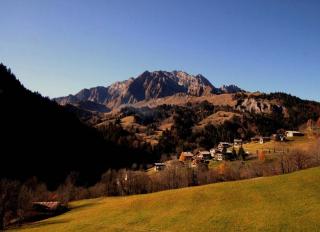 65m2 - balcon et vue sur les Aravis - La Giettaz - 1