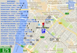 Kristi Lux Apartment Center Free Parking Fast WiFi - Belgrade - 6