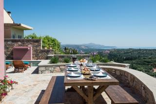 Listen to Nature in a Renovated Traditional Hilltop Villa Liodosifis with Heated Pool - Païdhokhórion - 4