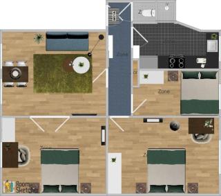 Centrally Located 4 Room Apartment - 6