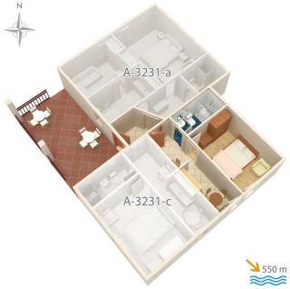 Apartments and rooms with parking space Krk - 3231 - 2