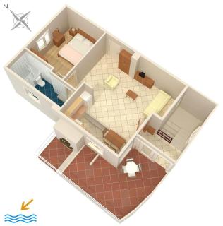 Apartments with a parking space Baska Voda, Makarska - 6785 - 2
