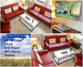 FERIENWOHNUNG DEICHWIESE SYLT-WESTERLAND 2-5 Personen-3 Schlafzimmer-Terrasse - 6