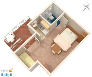 Apartments by the sea Podaca, Makarska - 2579 - 7