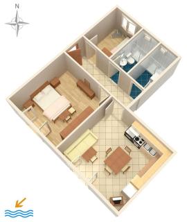 Apartment Novi Vinodolski 2350a - 7