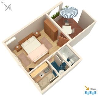 Apartments by the sea Vodice - 4198 - 2