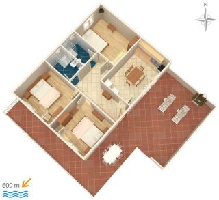 Apartments with parking space Novi Vinodolski - 2417 - 3