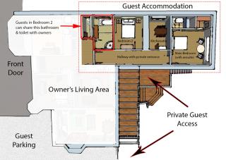 Sunny Mornington 2 Bedroom Guest Suite - Dunedin - 2