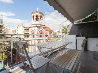 Acropolis Charming Apartment with Large Balcony - DM17 - Athènes - 9