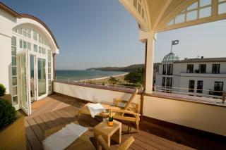 Strandschloss Binz - Penthouse "Royal Beach" mit Sauna, Kamin, Terrasse, Meerblick - Binz - 8