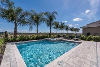 Modern Home Near Disney With Private Pool, Media Room And Waterpark Resort Access At Encore Resorts Reunion - 7576Mr - Kissimmee - 9