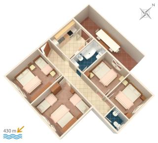 Apartments with parking space Gradac, Makarska - 5198 - Gradac - 8