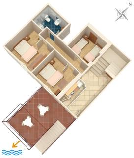 Apartments by the sea Sumpetar, Omis - 2965 - Jesenice - 5