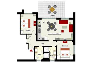 dat geele hus Wohnung 6 - Büsum - 4