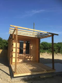 Romantic Getaway Luxury Wooden Cabin With Private Hot Tub and BBQ - Aberystwyth - 8