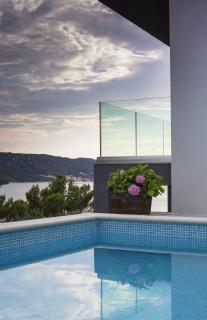 Villa Regina with heated pool and sea view - Marina - 0