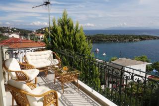 Beach Front House With View - Marathos - 0