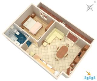 Apartments by the sea Basina, Hvar - 9673 - Vrbanj - 3