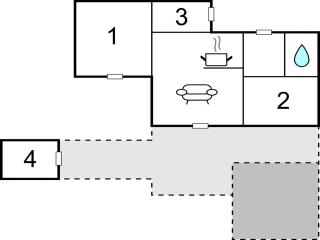 Three-Bedroom Holiday Home In Hornbak - 1