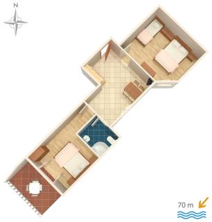 Apartment Stara Novalja 6469a - 3