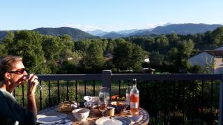 Splendide vue Pyrénées, Rez de jardin 2 chambres - Montjoie-en-Couserans - 9