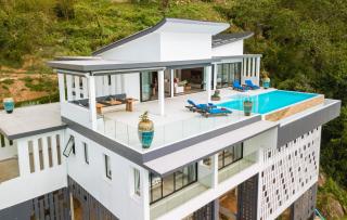 Fabuleuse villa Alizés vue mer, avec Staff et véhicule 4x4 - Ban Bang Po - 0
