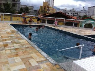 Praia Grande cond clube feirinha churras na sacada - Praia Grande - 0