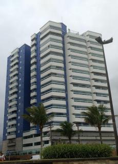 Belo apartamento com vistas para o mar - Pé na areia - Churrasqueira na varanda - Praia Grande - 0