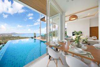 Stunning Blue Sea Villa 3BDRM Infinity Pool - Chaweng Noi Beach - 9
